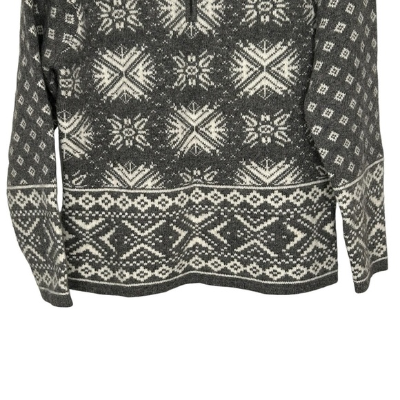 Deane & White Vintage Lambs Wool Blend Nordic Fair Isle Style Sweater Sz M - Picture 6 of 11